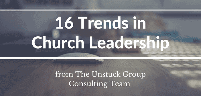 church leadership trends