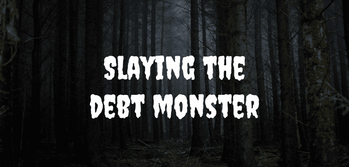 [TML Header] Injoy-Slaying-Debt-Monster