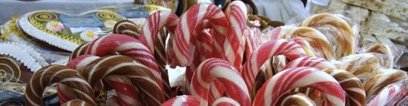 WINTER candy cane