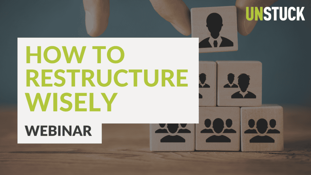 how to restructure wisely webinar youtube thumbnail