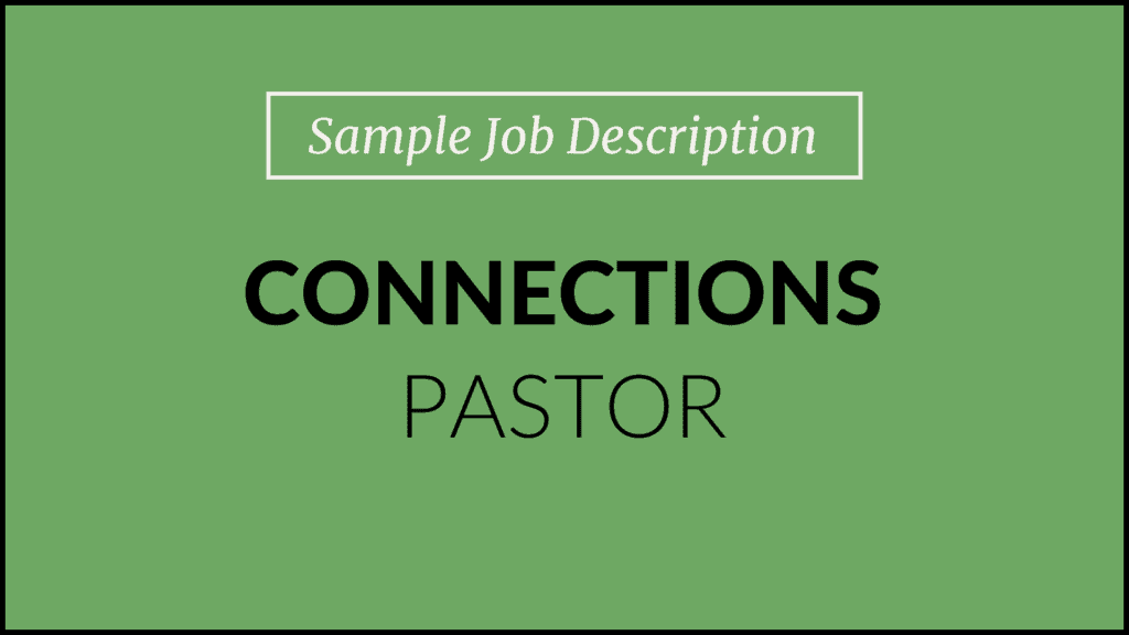 connections pastor