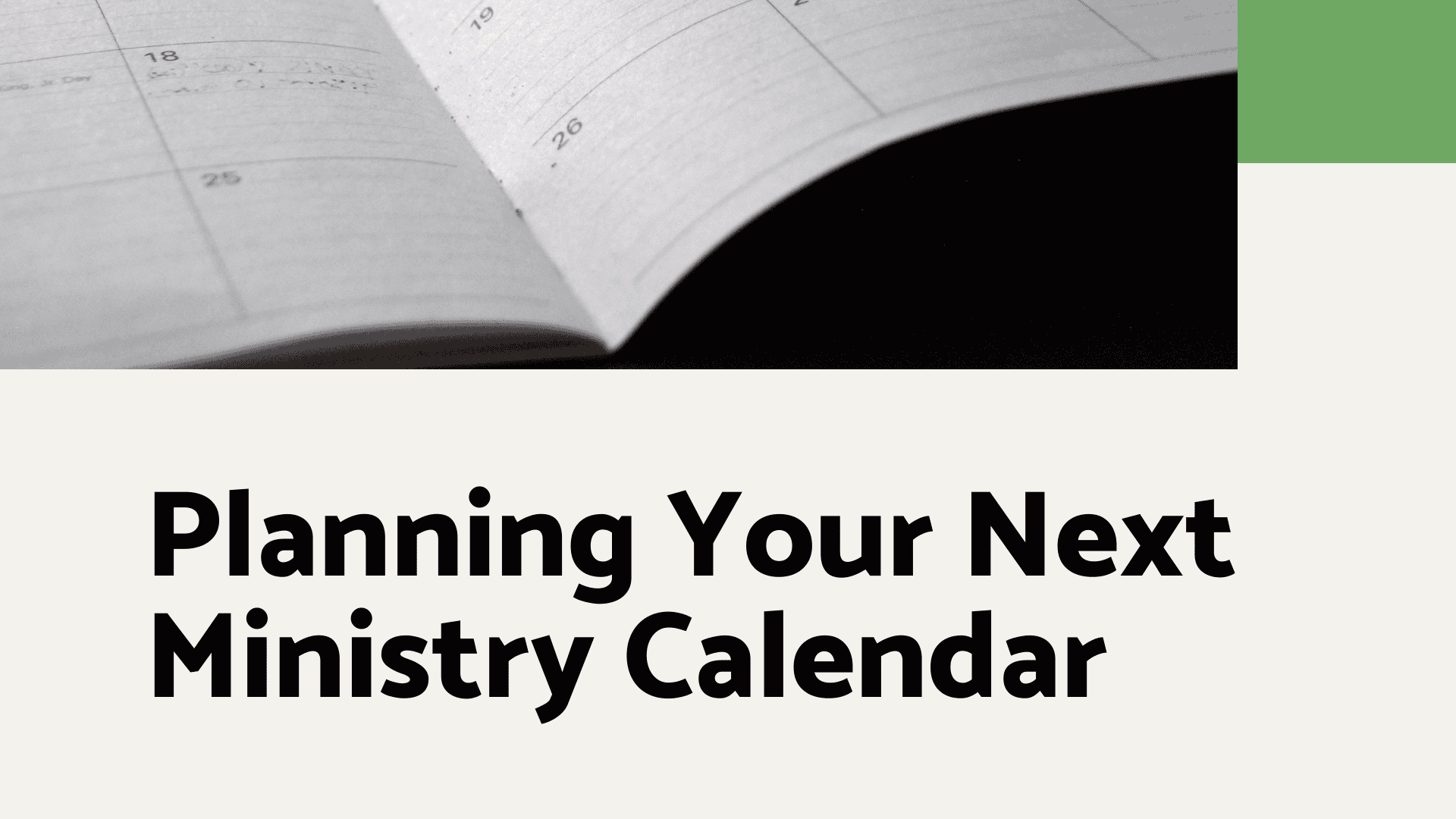 ministry calendar