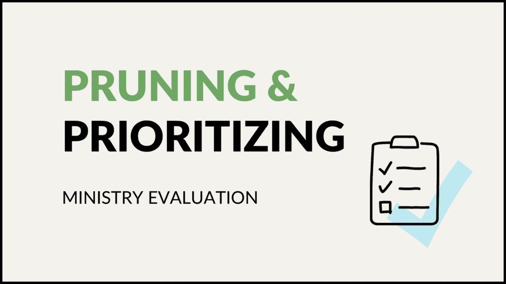 pruning & prioritizing
