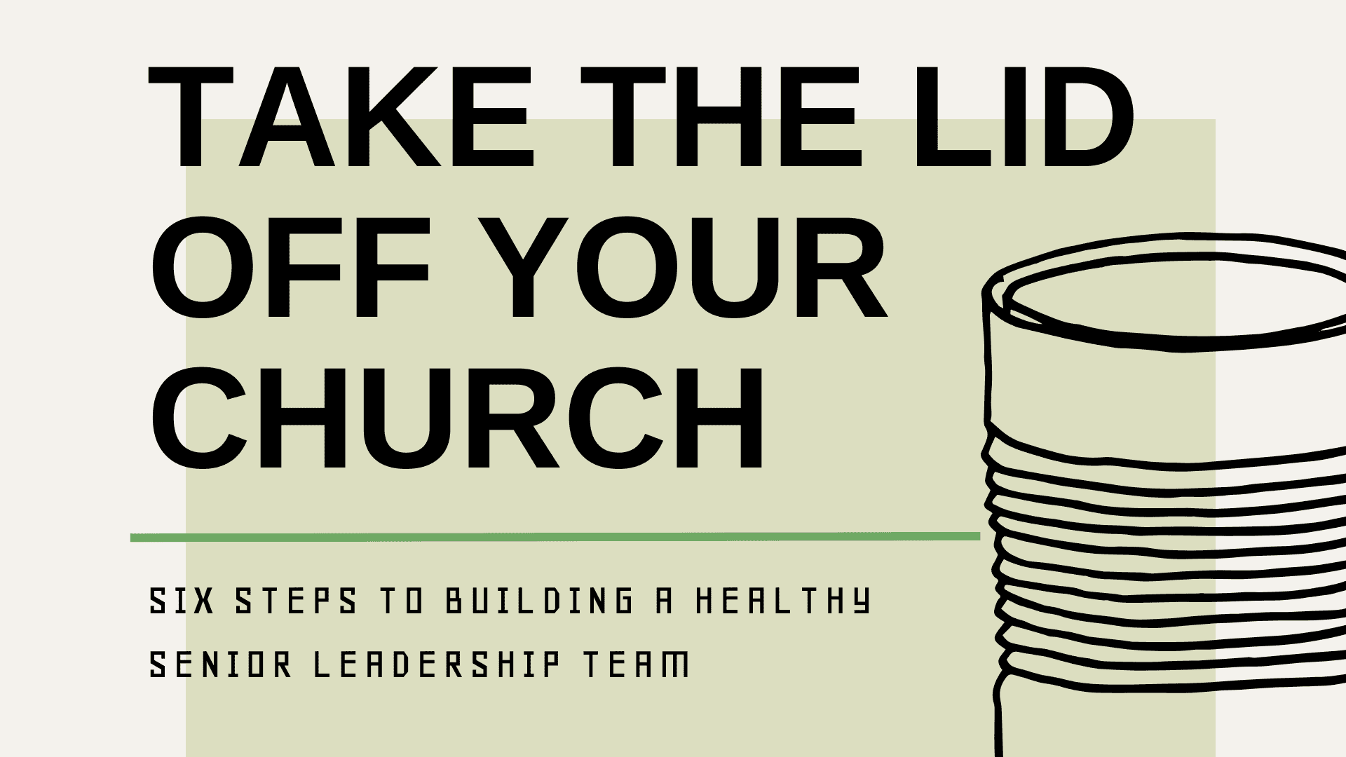 take the lid off