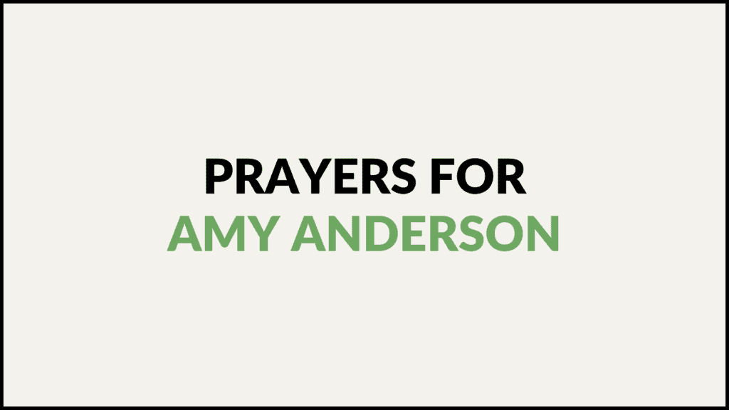 prayers for amy